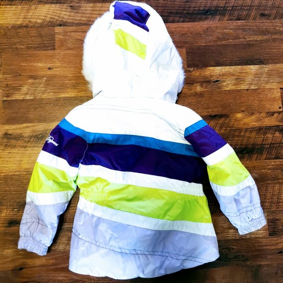 Weatherproof 32 Degrees Girl  Jacket  2T Purple used Weatherproof 32° Degrees Gi - Picture 3 of 4